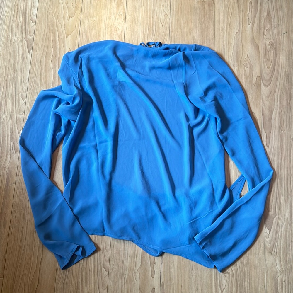 ONE MILE BLUE SHEER OPEN BACK TOP